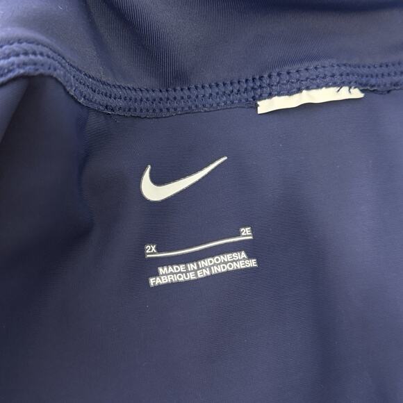 Nike Navy Blue Athletic Swim Skirt Size 2X Plus Tennis Activewear Skort - Picture 4 of 7